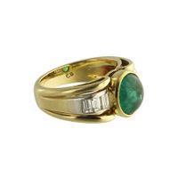 Smaragd Diamant Ring, Bucherer