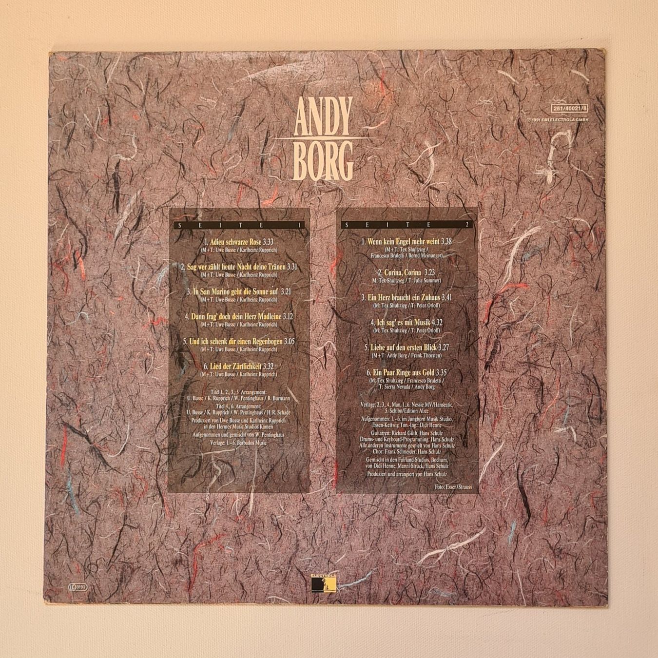 Dischi in vinile: LP | Andy Borg | Ich sag es mit Musik – Usato da Dietikon venduto da Jacky1983 1
