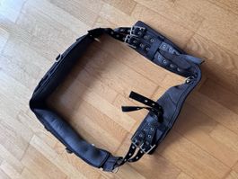 Gepolsterter Longiergurt, Grösse M schwarz