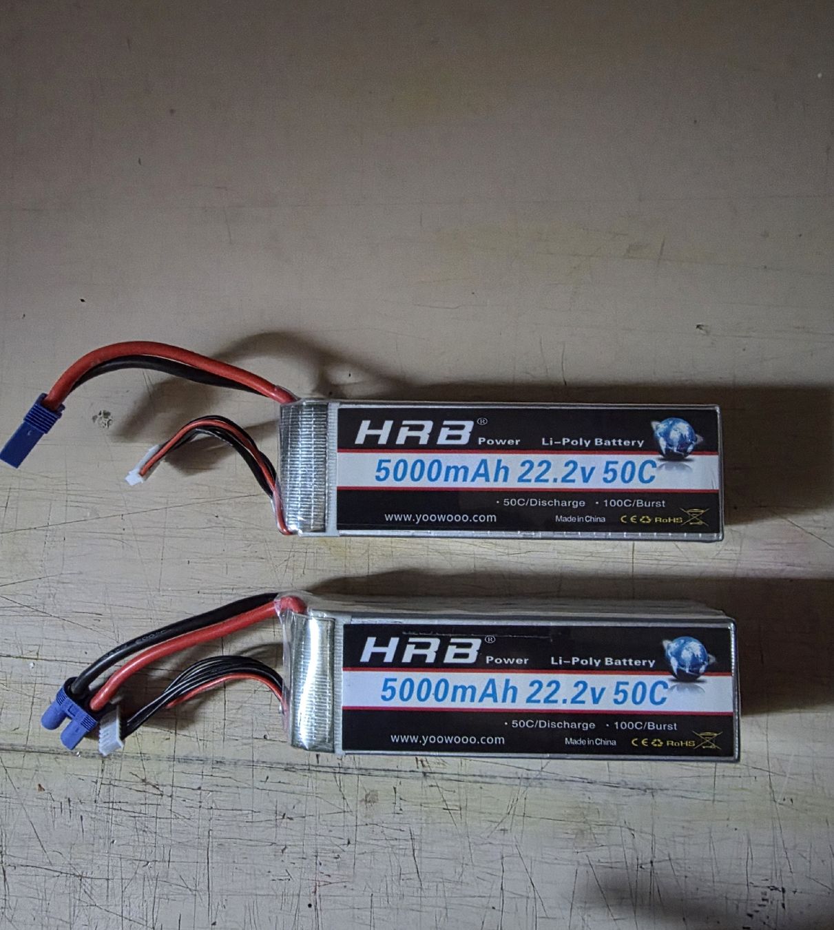 Batterie, Caricabatterie & Alimentatori: 2 Stück HRB 6s 5000er-Akkus – Usato da Wilen b.Wil venduto da hpweiss49