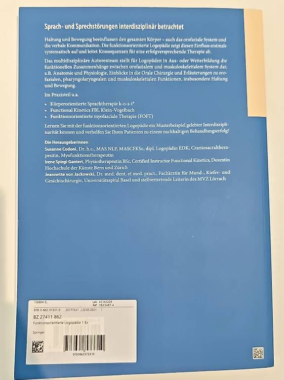 Bücher: Funktionsorientierte Logopädie – Gebraucht aus Lachen SZ von Wunhas 1