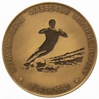 Sport - Wasserski Meisterschaften 1960 Zürich