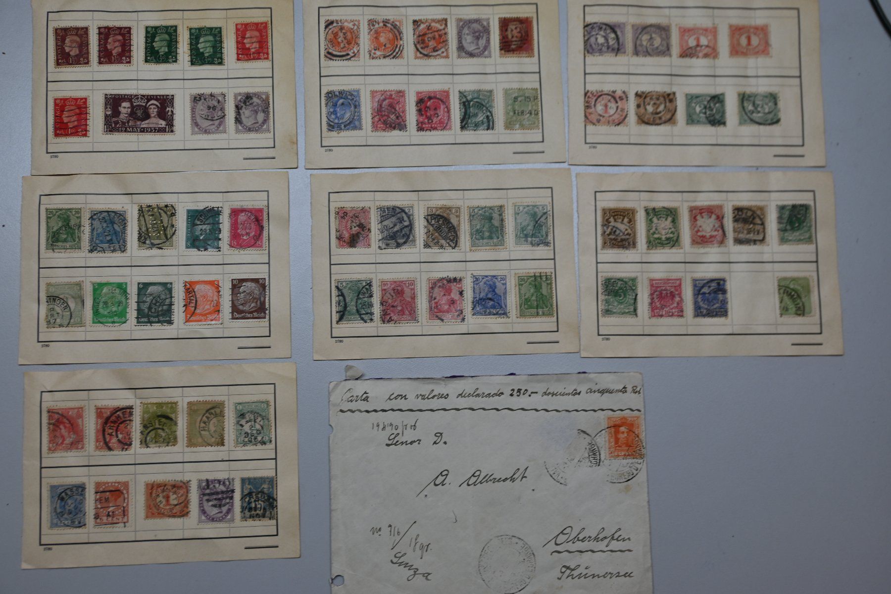 Tutti i francobolli: 1 Lot Ausland 20.5. – Usato da Steffisburg venduto da Charlamov 1