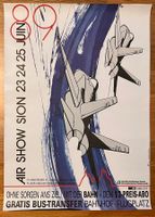 Airshow Sion 1989 Poster / Plakat