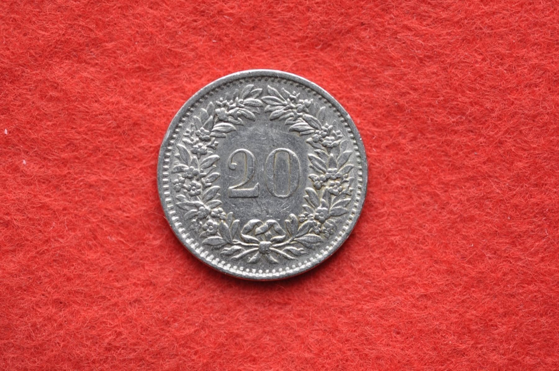 Tutti le monete: 20 rappen 1970 – Usato da Laupen BE venduto da Gufi57 1
