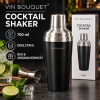 Vin Bouquet Cocktail Shaker Edelstahl 700m neu ab 1.-