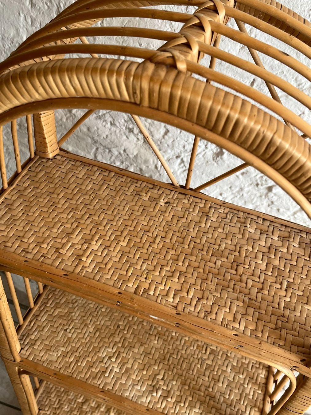 Scaffali: Rattan Regal im Vintage-Stil – Usato da Montlingen venduto da Giardini13 3