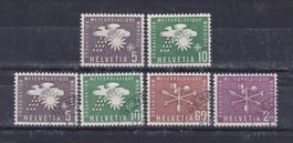 SUISSE 1956 OMM Sujets symboliques