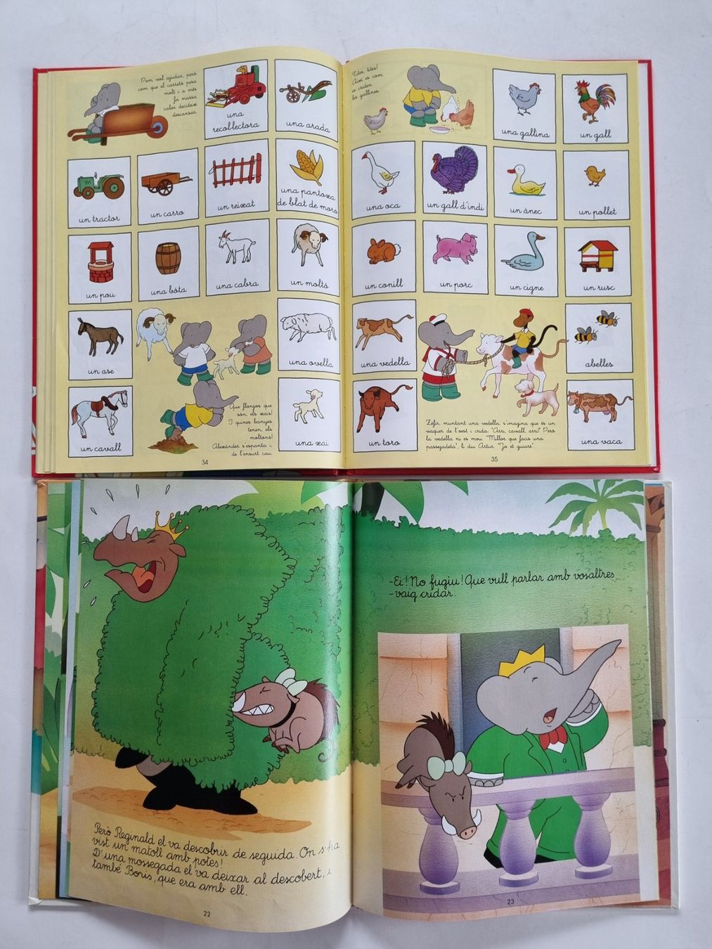 Libri: 2 Babar Bücher, primeres paraules u. petits amics Spanisch – Usato da Opfikon venduto da Diversamente 5