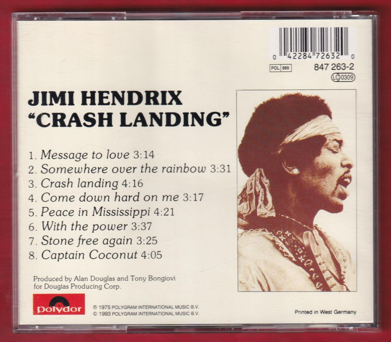 CDs: Jimi Hendrix - Crash Landing (CD) – Gebraucht aus Zürich von Pfluftl2000 1