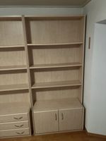 Regal Holzoptik mit Schubladen