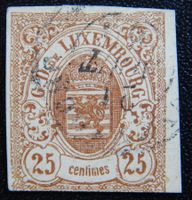 Luxemburg Kat. 8 gest. 1859 Kat. 350 Euro