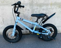 14 Zoll Kinderfahrrad Mountainbike Singlespeed BLAU NEU