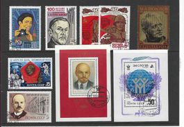 80 Stück CCCP Russland aus 80iger Jahr/Sonderausgaben+Blöcke