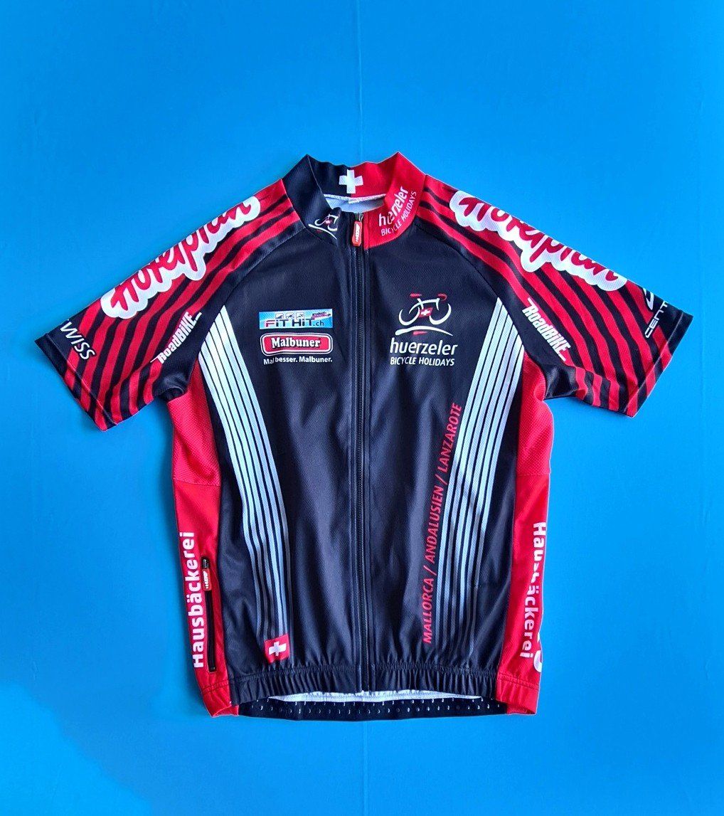 Canottiere & Pantaloni: Rennradtrikot  Größe M – Usato da Saland venduto da V-Tour