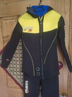 Zweiteiliger Mares Neoprenanzug 5mm schwarz/ gelb
