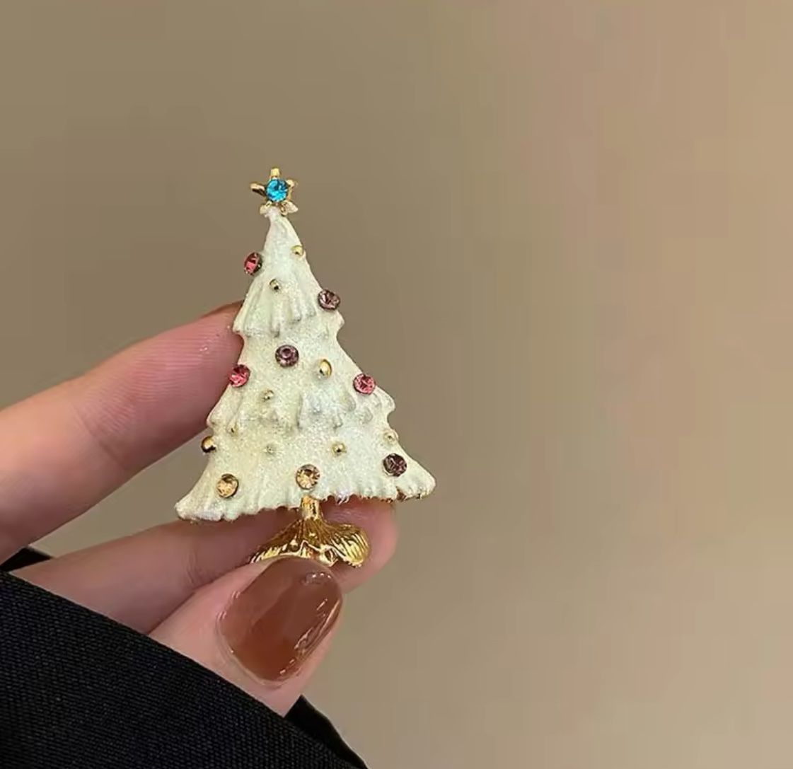 Spille & Fermagli: Weihnachts-Brosche Tannenbaum/ Christbaum – Nuovo e nell'imballaggio originale da Gams venduto da Mariawicca 2
