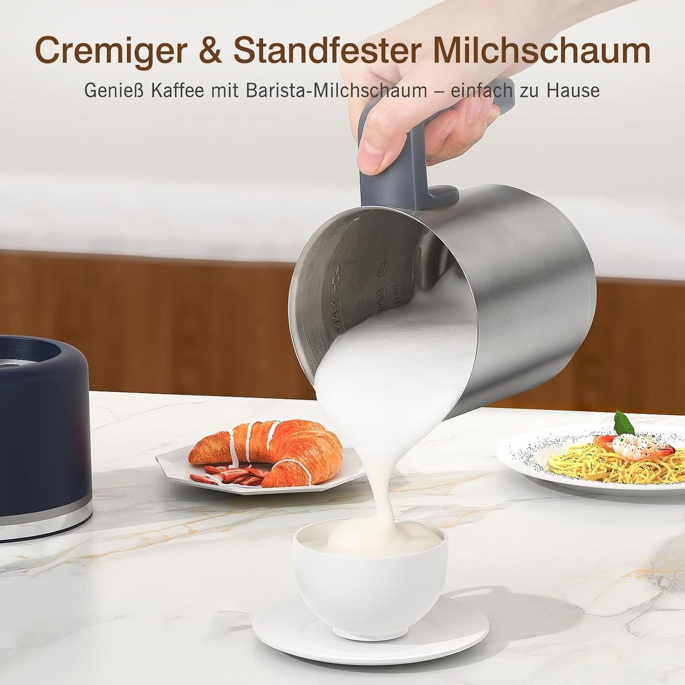 Elettrodomestici da cucina: Milchaufschäumer Elektrisch mit Warm- und Kaltschaum – Nuovo e nell'imballaggio originale da St. Gallen venduto da sch_zsz7 5