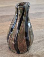 Kleine Vase Streifenmuster Keramik Vintage 