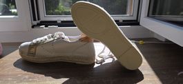 Vidorreta Espadrilles Gr. 37 Gold/Weiss/Rosa - NEU