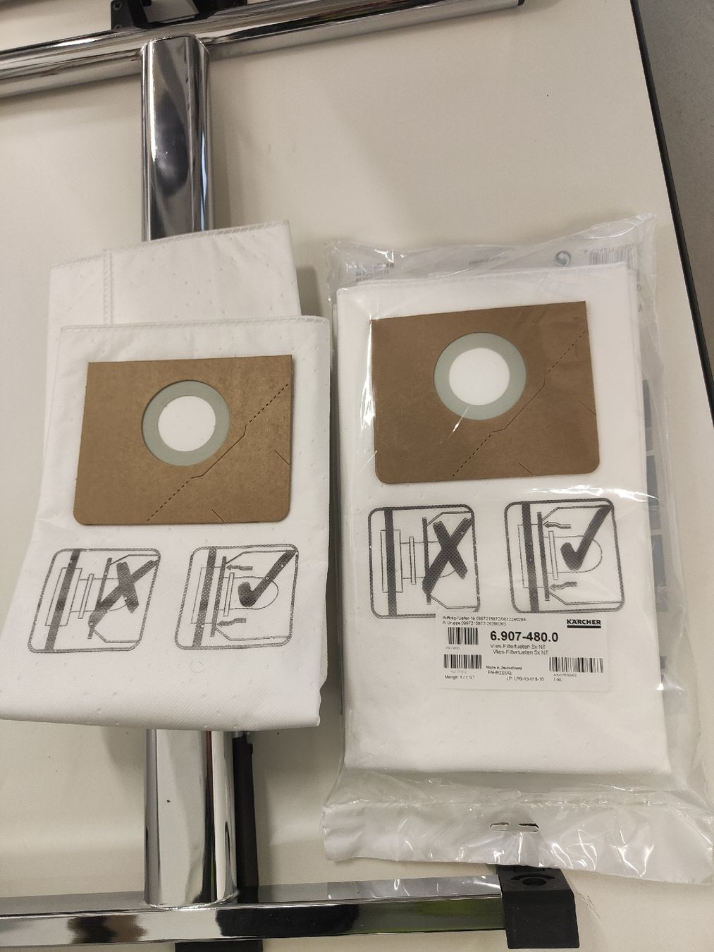 Kärcher Sonstiges für Haushalt & Wohnen: 6 Neue Kärcher Staubsauger Säcke – Neu (gemäss Beschreibung) aus Ehrendingen von Axe31 1