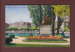 GENEVE - Statue Rousseau - 1925