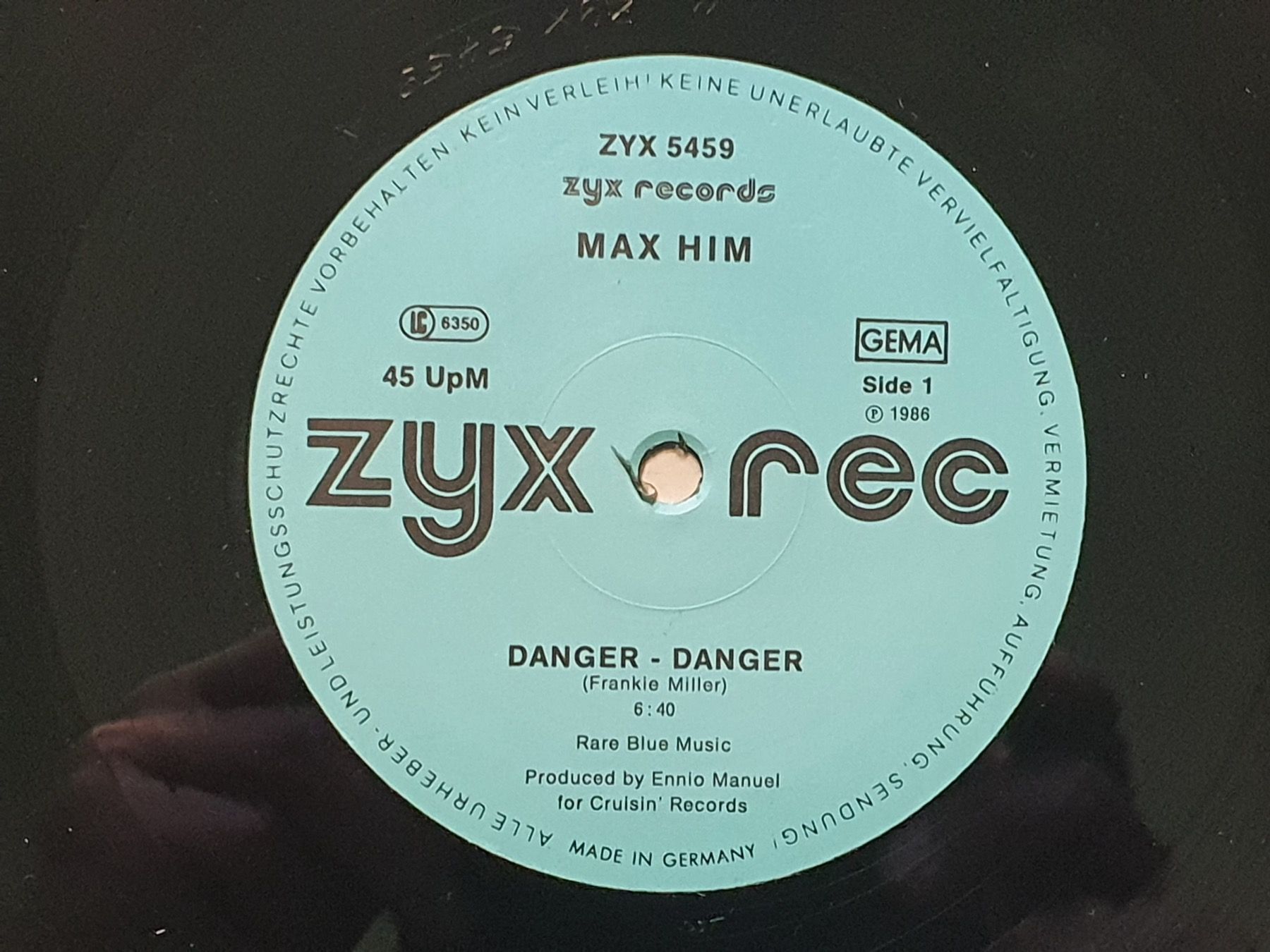 Schallplatten: Max Him - Danger Danger (Maxi Single), Vinyl TOP! – Gebraucht aus Aegerten von taxidermo 3