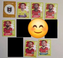 Panini 2026 WM USA AUT Österreich 1, 3, 4, 5, 8, 16, 18