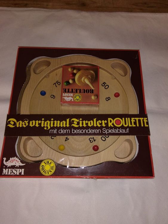 Weiblespel 10100 Originele Tiroler Roulette – Houten Spel, Vanaf 6 Jaar, 22×22 Cm, Met Instructies