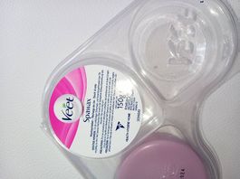 Veet Spawax Wachswärmer Set mit Wachsscheiben gebraucht