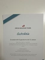 Swiss Holiday Park Superdome Gutschein – ab 12 Jahren