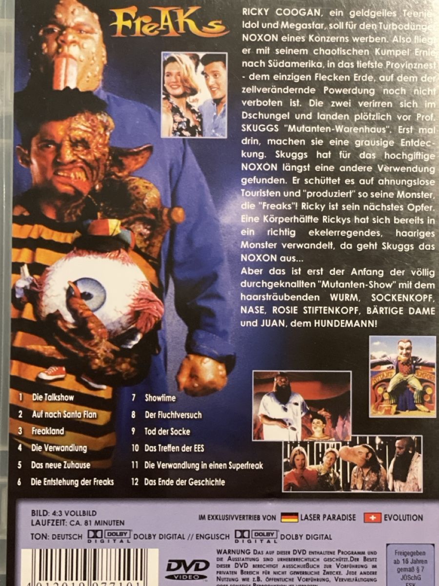 Alle DVDs: Freaks (1993) – Gebraucht aus Waldenburg von Mimily33 1