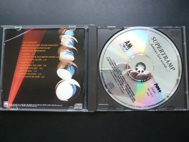 CD: Supertramp - ... famous last words ... – Usato da Au ZH venduto da sikoku 1