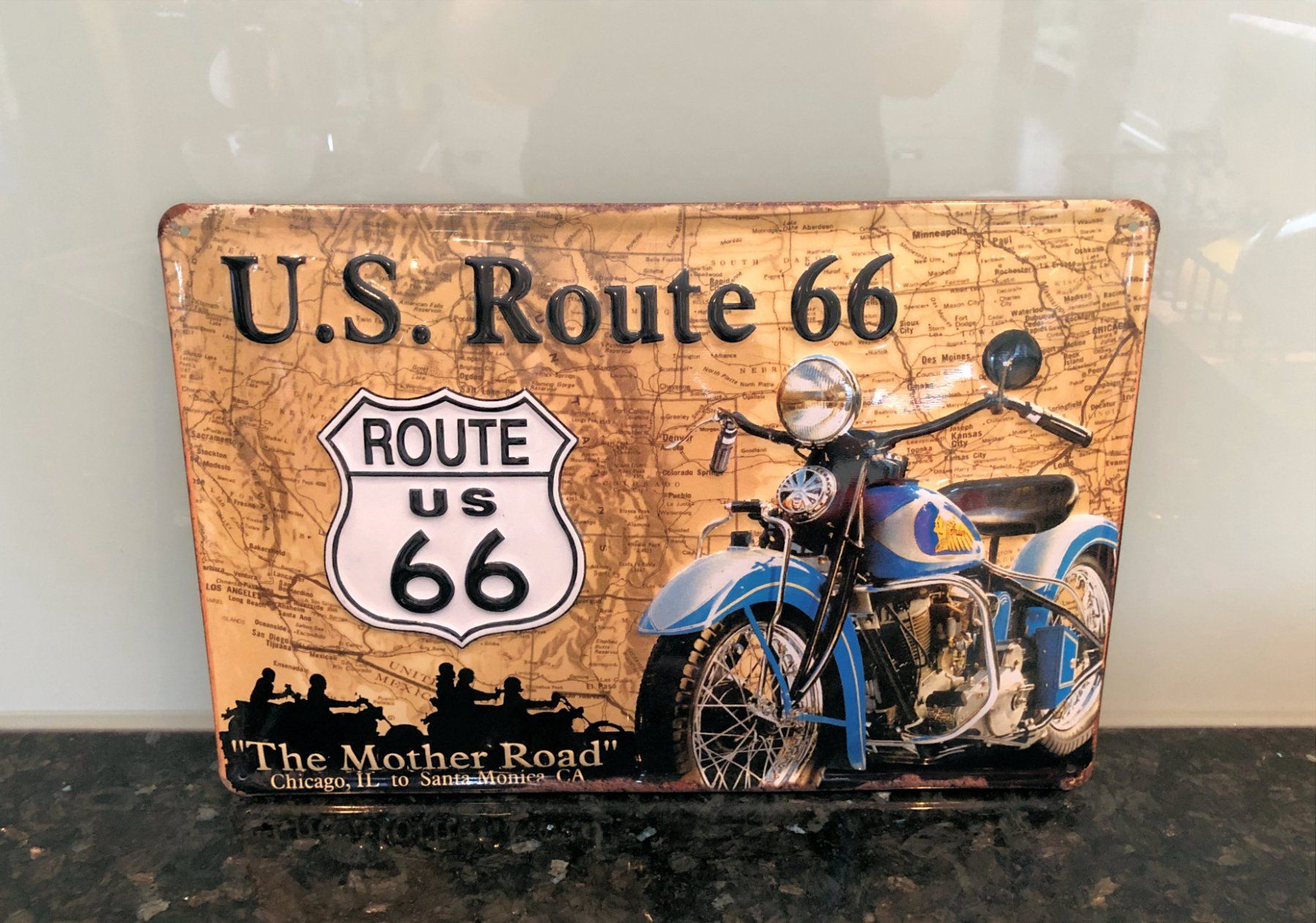 Insegne: Schild "U.S. Route 66" – Usato da Rüti ZH venduto da Jasna89