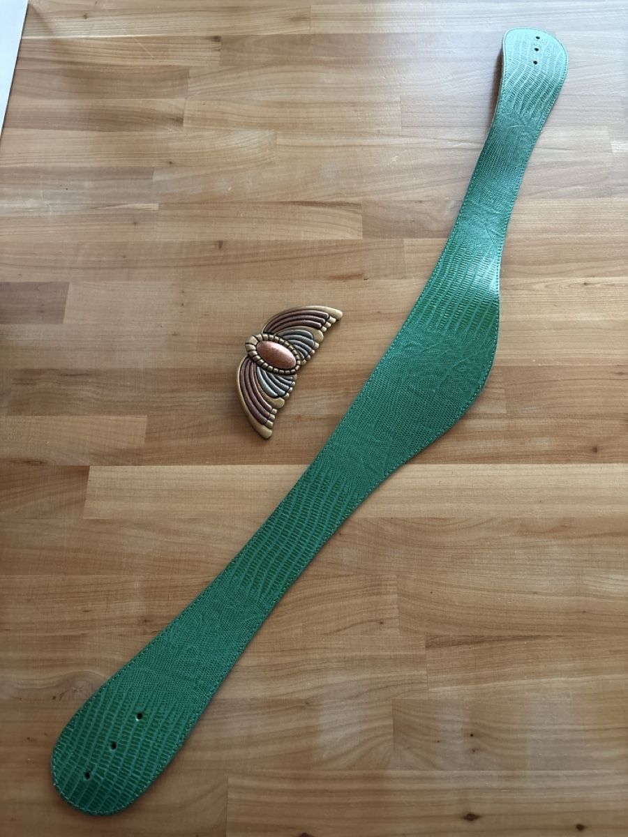 Ceintures: grüner Tailiengurt gr. 85 – Neuf (Voir description) à Rümlang par SchumBru10 2