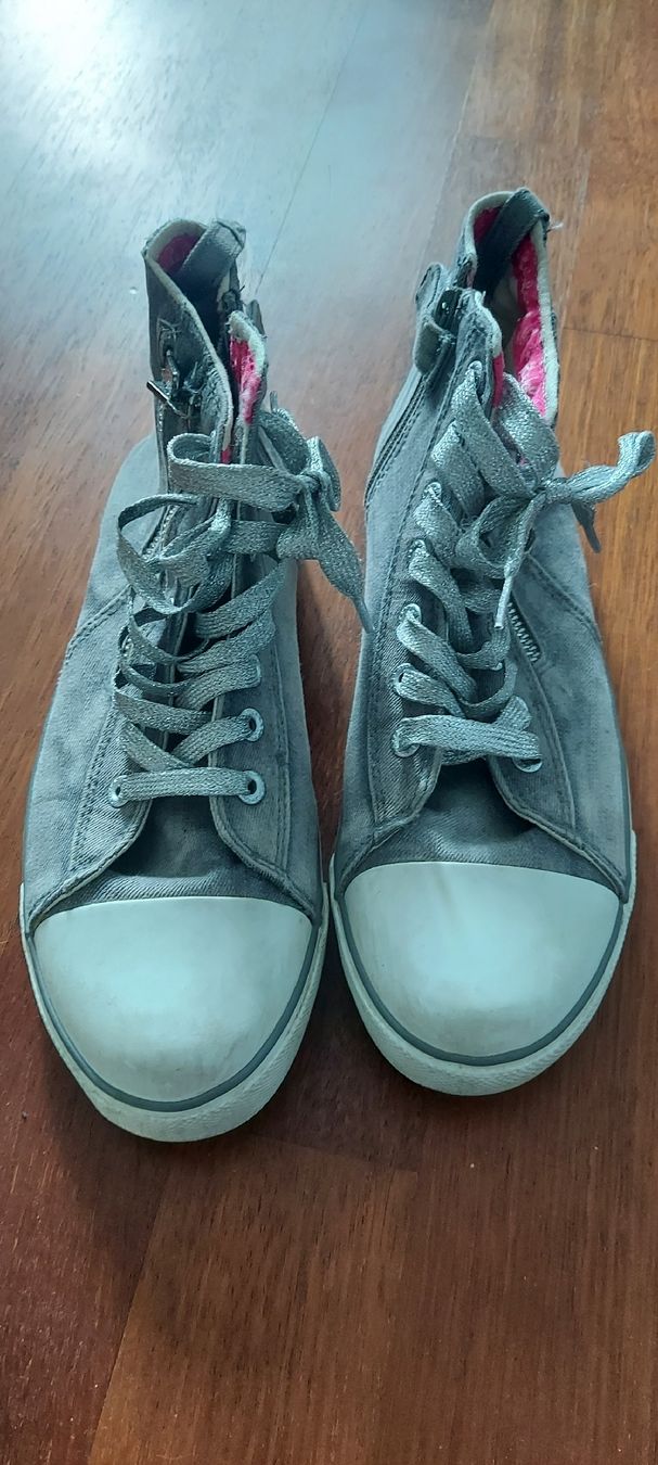 Replay Scarpe da donna: Canvas Sneaker grau von Replay – Usato da Küssnacht am Rigi venduto da Mukare 3