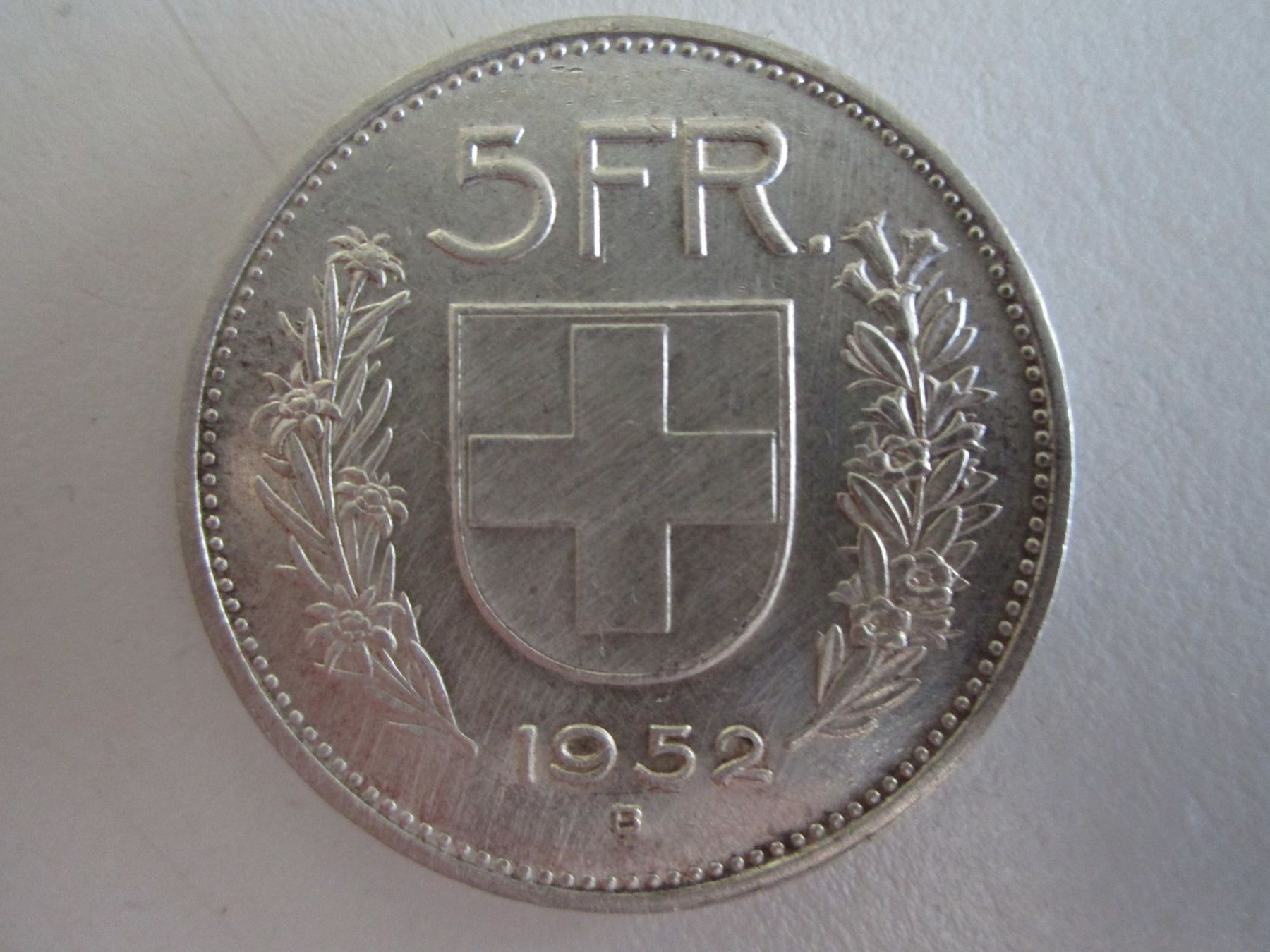 Toutes les monnaies: 5 Franken 1952 – Neuf (Voir description) à Heimberg par Lupo57