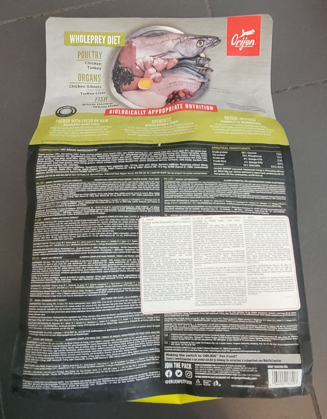 Mangimi: Orijen Senior Hundefutter 2 kg  – Nuovo e nell'imballaggio originale da Kappel SO venduto da Matschi86 1