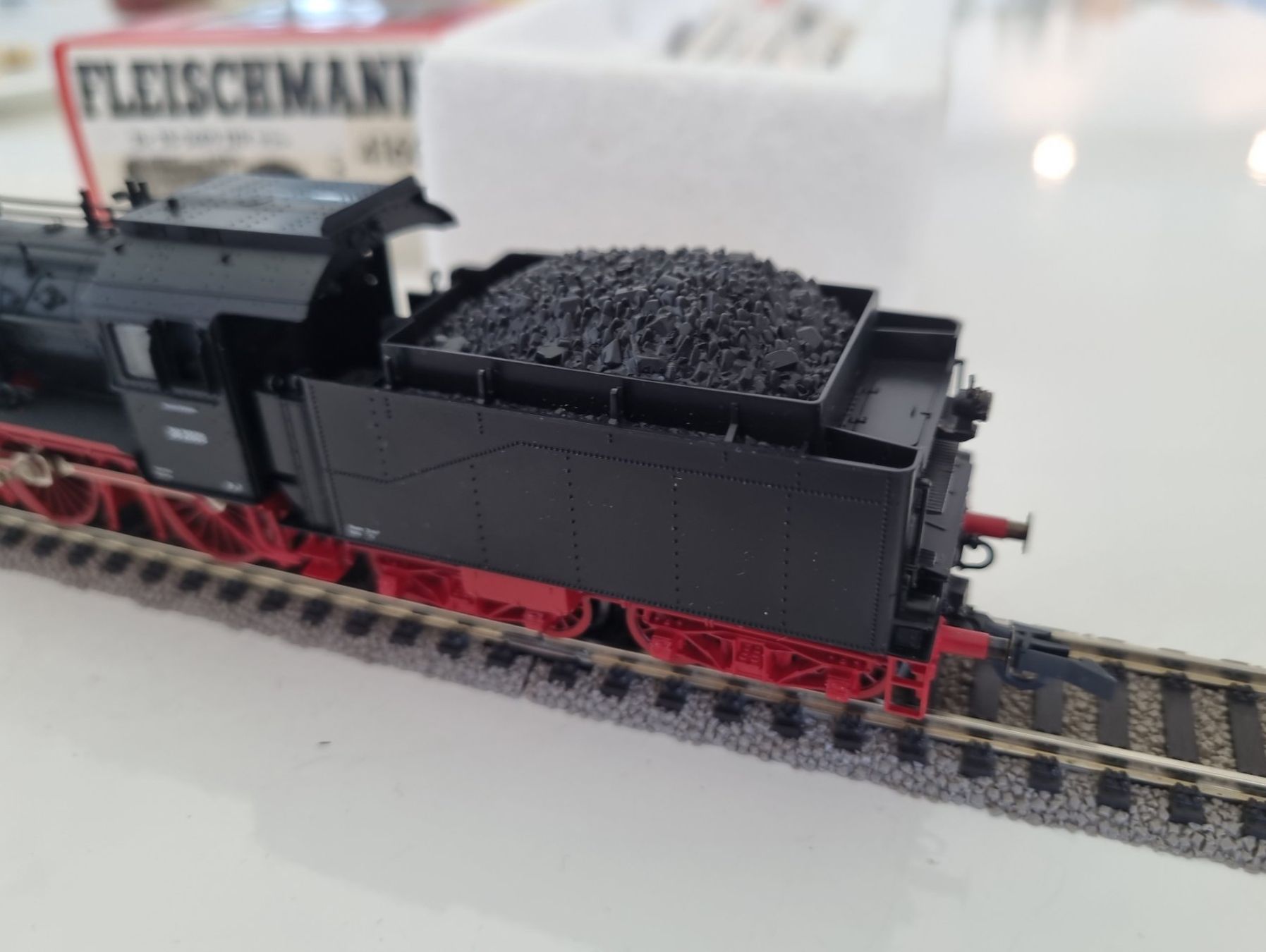 Fleischmann Modellini di ferrovie: Fleischmann DR  Dampflok 4160 GS - H0 – Usato da Zürich venduto da nibadi 3