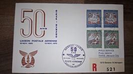Swissair 50 Jahre Geneve - Paris 15.11.1970