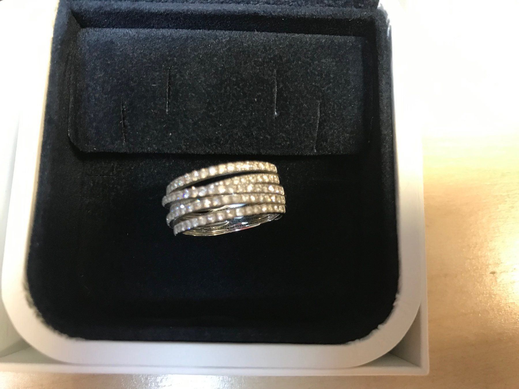 Anelli: Damenring Pave 18K Weissgold – Nuovo (secondo la descrizione) da Emmenbrücke venduto da DanielStulz62 5
