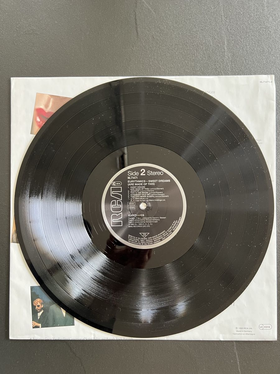 Dischi in vinile: Eurythmics - Sweet Dreams (Vinyl) – Usato da Sulgen venduto da Silar 5