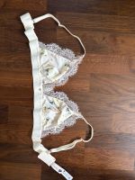 Twinset BH Blumenmuster Spitze Creme Grösse 80B Neu