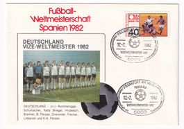 Fussball Weltmeisterschaft spanien 1982 Deutchland Vize