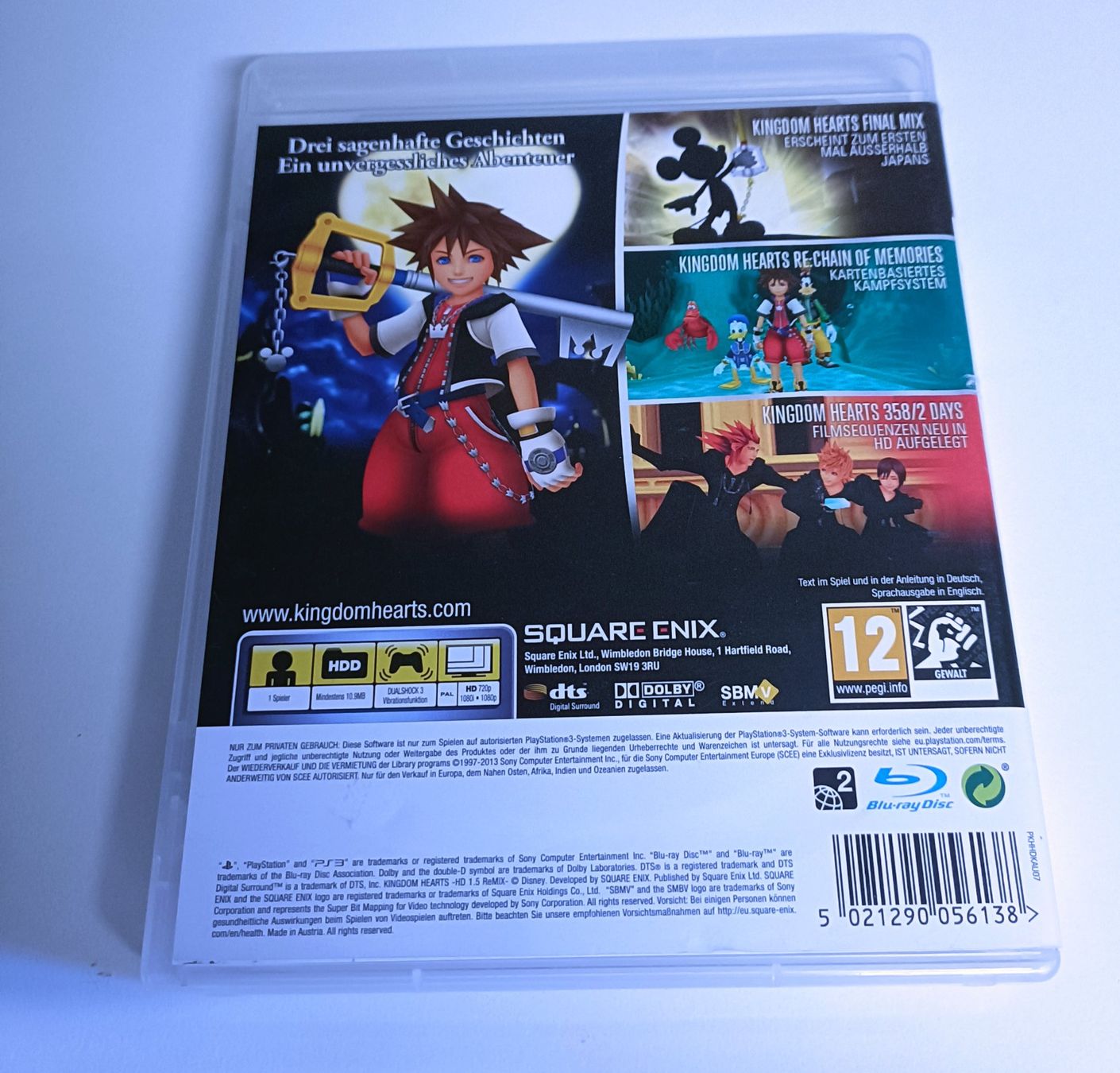 Sony Giochi: Kingdom Hearts HD 1,5 Remix | PS3 – Usato da Köniz venduto da Gamecollect 2