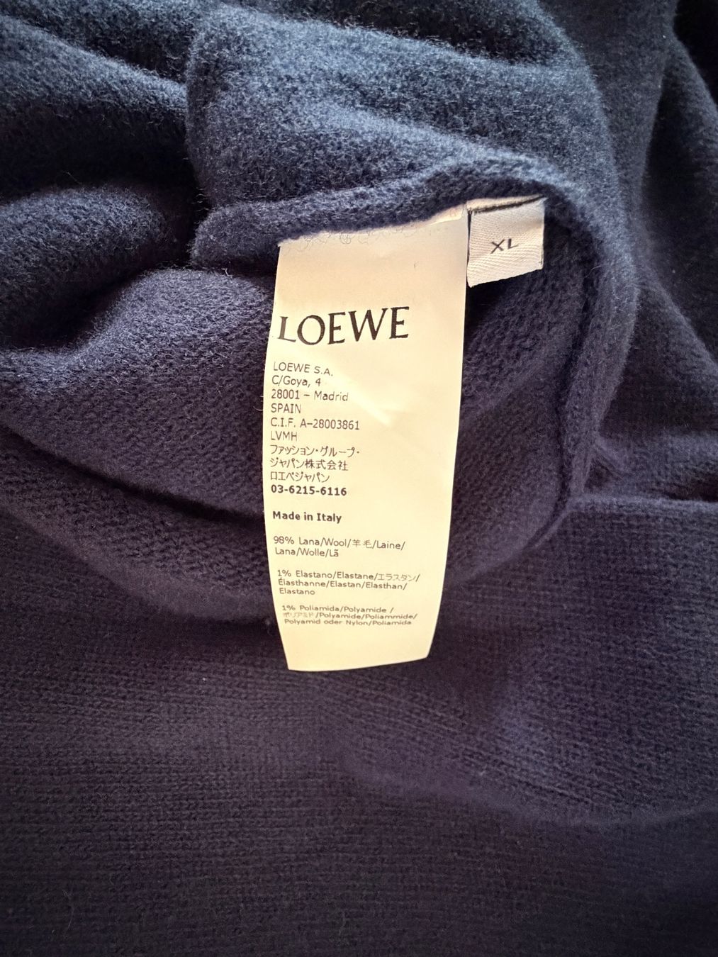 Maglioni & Felpe: Loewe Pullover Wolle Blau - Gr. XL - – Usato da Dübendorf venduto da ate_w959 6