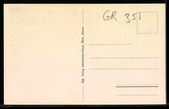 Cartes postales: AK Andeer, Ort mit Kirche und Bergen – D'occasion à Berlin par bartko-reher 1