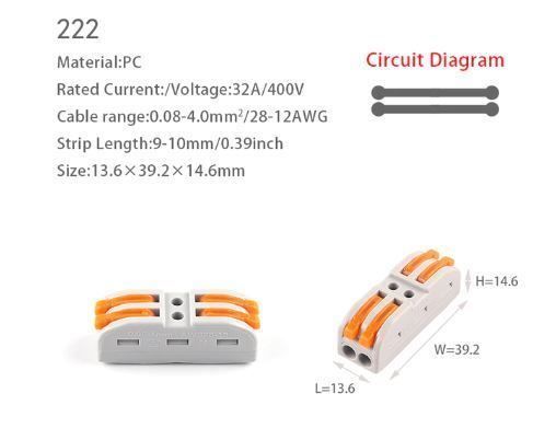 Componenti elettronici: Connecteur rapide à sortie multiple 30pc Schneller Verbinder – Nuovo e nell'imballaggio originale da Delémont venduto da abonprix 5