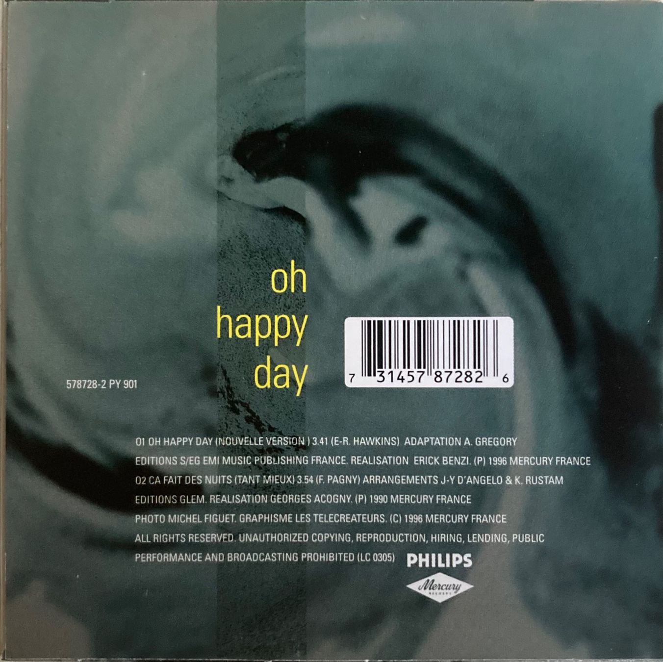 CD: FLORENT PAGNY - OH HAPPY DAY – Usato da Poliez-Pittet venduto da Newtown-Records 1