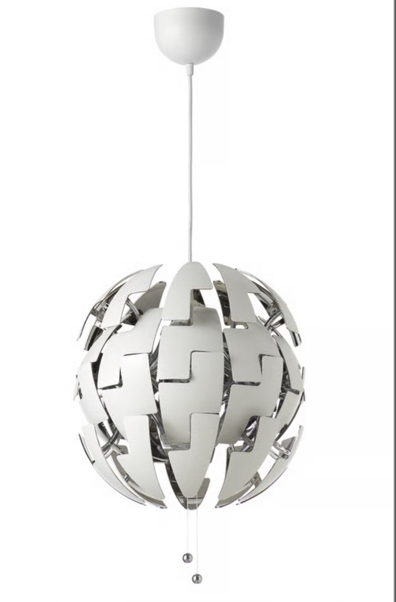 Ikea Lampadari & plafoniere: Hängeleuchte - IKEA PS 2014, weiss/silberfarben – Usato da Trachslau venduto da Donsimon8